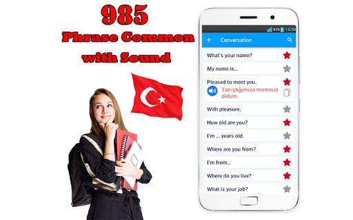 Learn Turkish Phrases Audio Offline скриншот 2