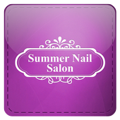 Summer nail salon icon