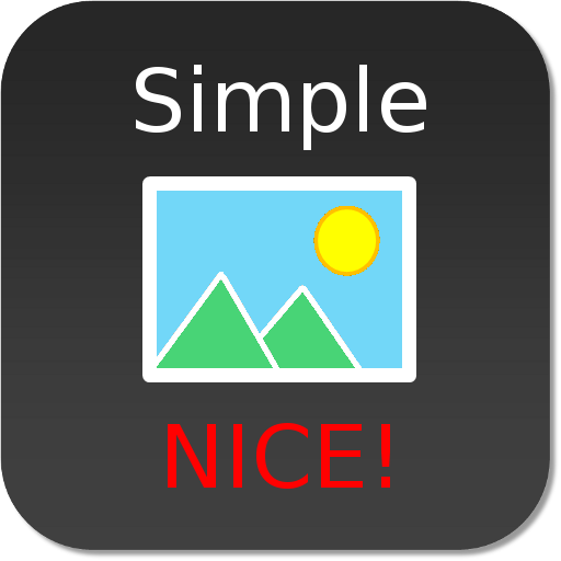 Nice Simple Photo Widget أيقونة