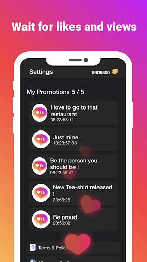 Likes and Views for Instagram : Real and Free screenshot 4