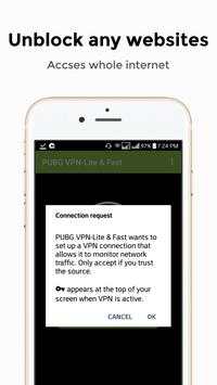 VPN For PUBG Mobile-Free Unlimited VPN & IP Change screenshot 7