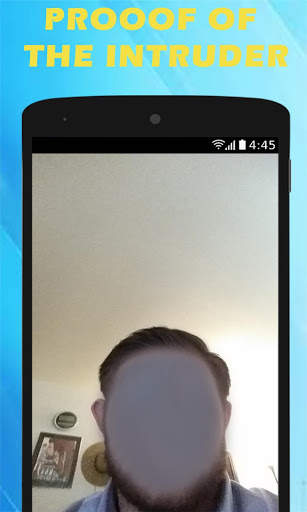 Intuder Detector Who touched my phone screenshot 1