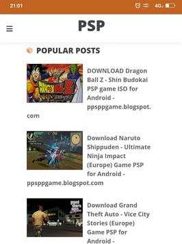 Games PSP Terbaru screenshot 1