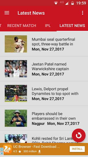 Cricket Live screenshot 5