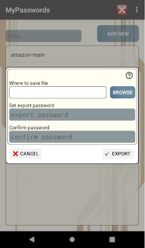 My Passwords screenshot 6