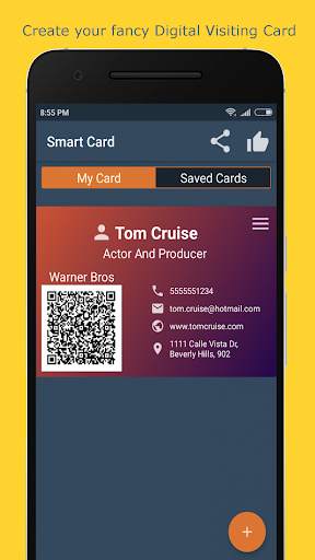 Smart Card - Digital Visiting Card with QR Code скриншот 7