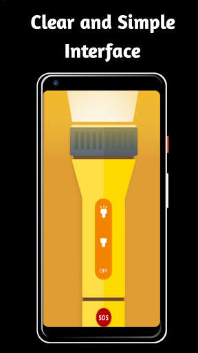 flashlight torch app - simple and compact screenshot 2
