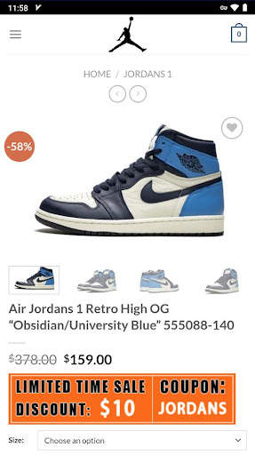 AIR JORDAN SHOP screenshot 4