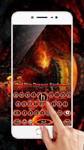 Red Fire Dragon Keyboard screenshot 1