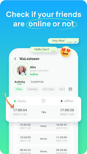 WaLastseen: Whats tracker screenshot 1