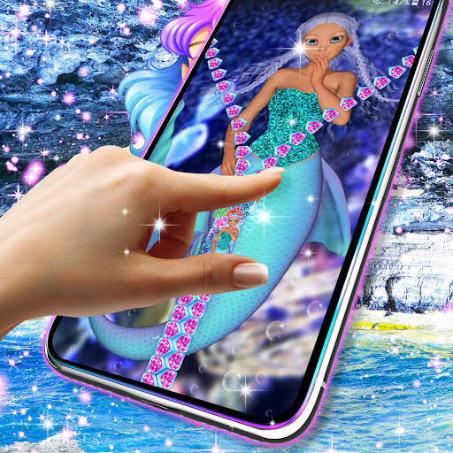 Mermaid lock screen screenshot 3