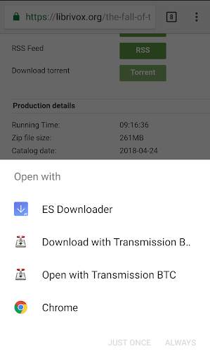 Transmission BTC - Torrent Downloader screenshot 8
