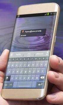Star shapes AiType Theme screenshot 1