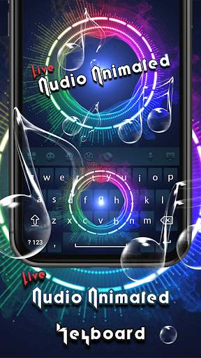 Audio Animated Keyboard Theme screenshot 3