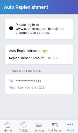 EZPass MA 4 تصوير الشاشة