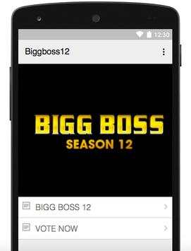 Bigg Boss 12 Vote App screenshot 1
