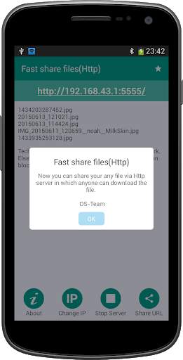 Fast share files(Http) screenshot 6