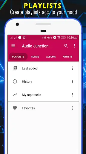 Audio Junction - HD Music Player App screenshot 4