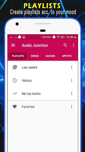 Audio Junction - HD Music Player App screenshot 4