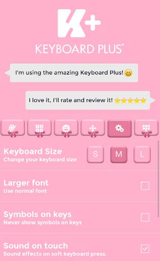 Pink Bow Keyboard screenshot 4