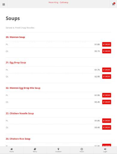 Hoon King Galloway Online Ordering screenshot 6