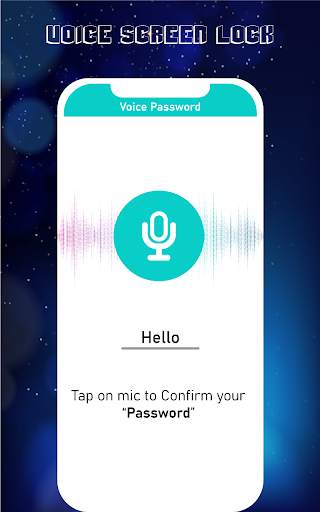 Voice Screen Lock App Android screenshot 2