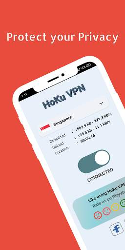 HoKu VPN : Fast, Free and Secure screenshot 3