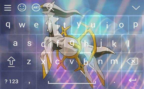 Legendary Pokemon Keyboard скриншот 4