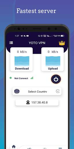 YOTO VPN- Free Unlimited VPN  2021 screenshot 1