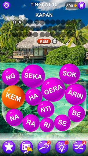 Gelembung kata -Cari Permainan screenshot 3