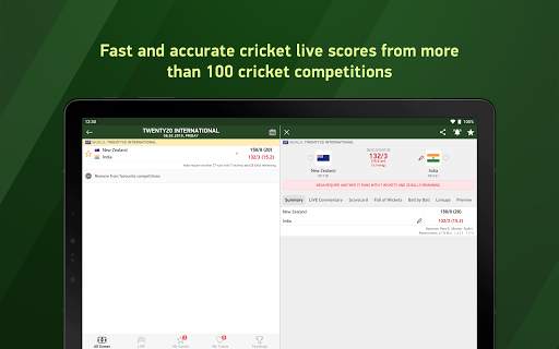 Cricket 24 - live scores screenshot 5