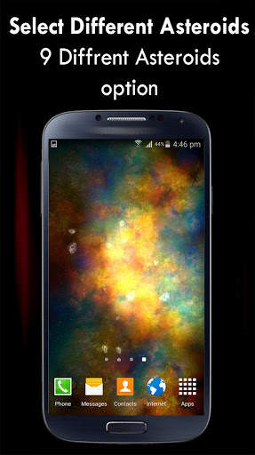 3D Galaxy live Wallpaper screenshot 9