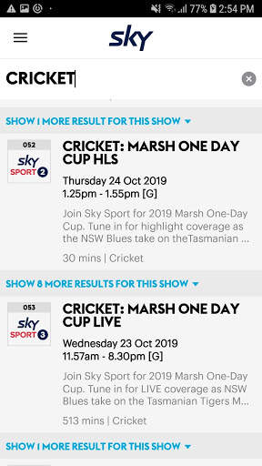 SKY TV GUIDE screenshot 4