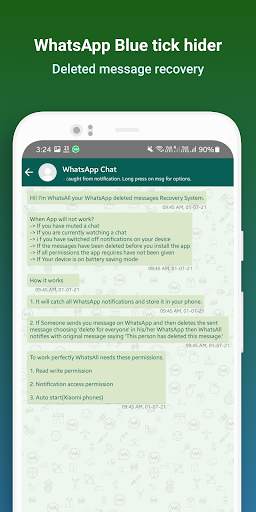 WhatsAll - Status Saver, Deleted Msg Viewer screenshot 3