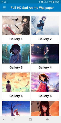 Full HD Sad Anime Wallpaper screenshot 1
