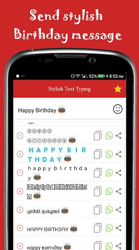 Stylish Text Typing (with Emoj screenshot 9