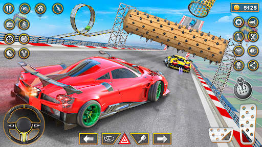 Crazy Car Stunt game mega ramp screenshot 2