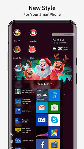 New year Theme For Launcher screenshot 2