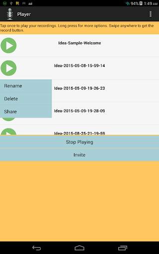 Fast Audio Recorder/Player screenshot 8