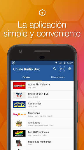 Online Radio Box - gratis screenshot 1