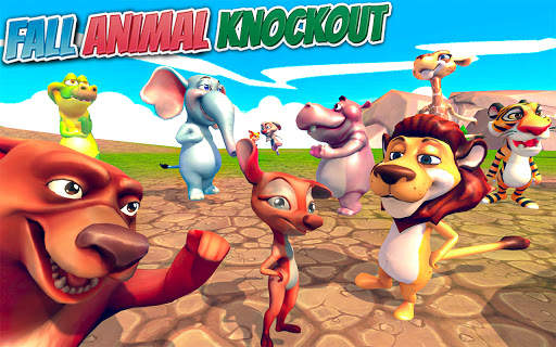 Fall Animals Knockout Racing Mania 3D: Рывок и бег скриншот 1
