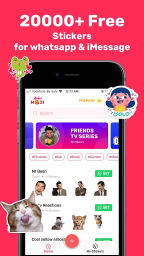 StickerMoji: Meme Stickermaker for WhatsApp Chat screenshot 1