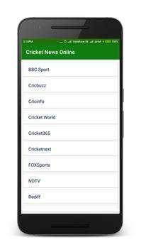 Cricket News Online screenshot 1