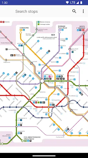 Milan Metro screenshot 1