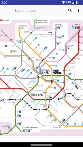 Milan Metro screenshot 1