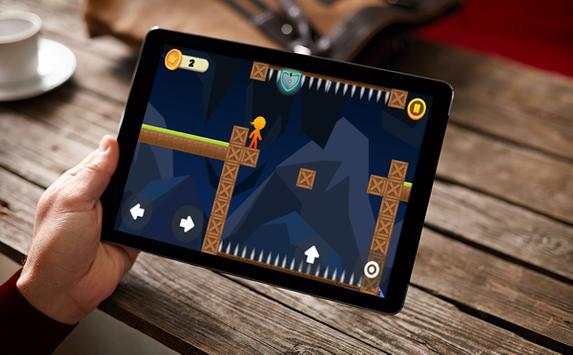 Red Fire Stickman Run screenshot 3