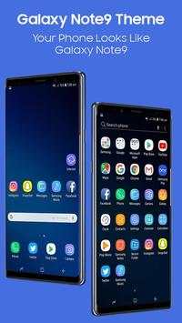 Launcher Theme for Note 9 - Galaxy Note 9 Theme 1 تصوير الشاشة