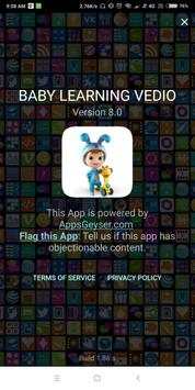 BABY LEARNING VEDIO CHANNEL screenshot 4