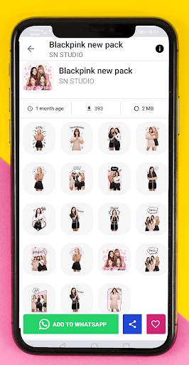Blackpink Sticker for WhatsApp screenshot 3