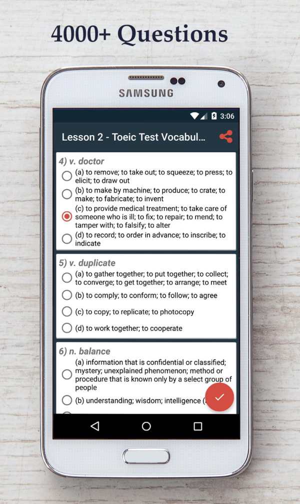 Full English Vocabulary Test скриншот 3